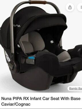 Black Nuna PIPA RX Travel